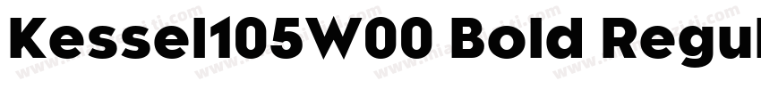 Kessel105W00 Bold Regular字体转换
